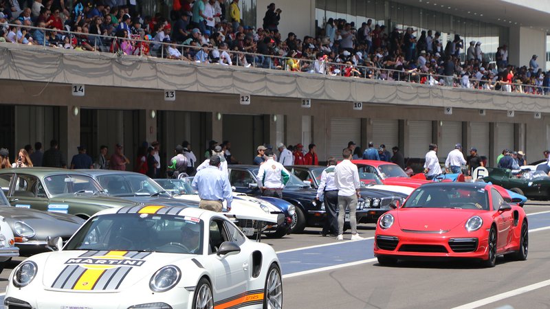 Ambiente familiar en Gran Premio Histórico de la Ciudad de México